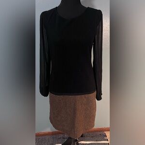 THML black & brown tunic / dress